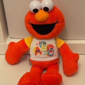 Sesame Street Orange Elmo ABC Plush